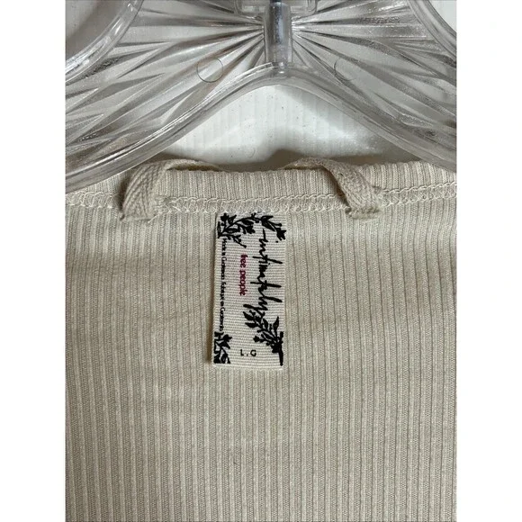 NWOT Intimately Free People‎ Cozy Does It Sleep Cream Cardigan Size Large - Picture 7 of 10